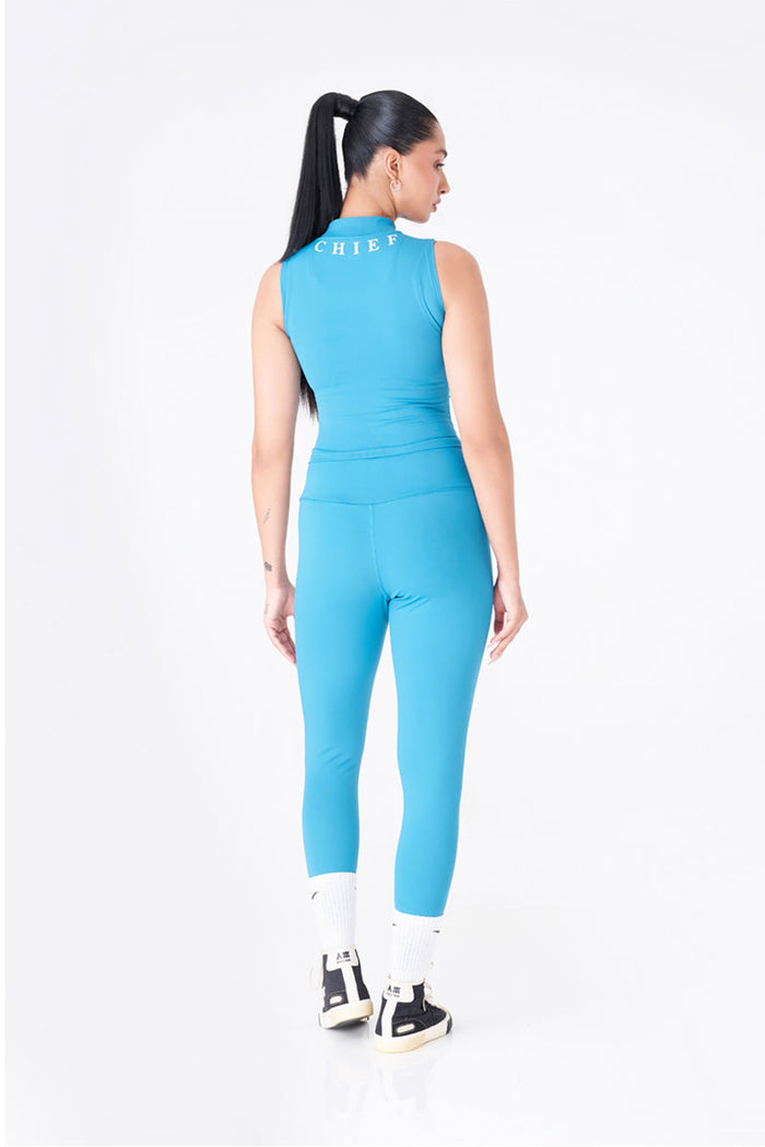 Stylish Royal Green Sleeveless Tank for Workout