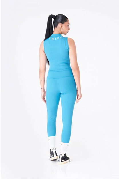 Stylish Royal Green Sleeveless Tank for Workout