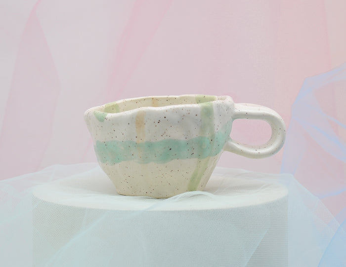 Subtle Plaid Cup - Juice Ceramics