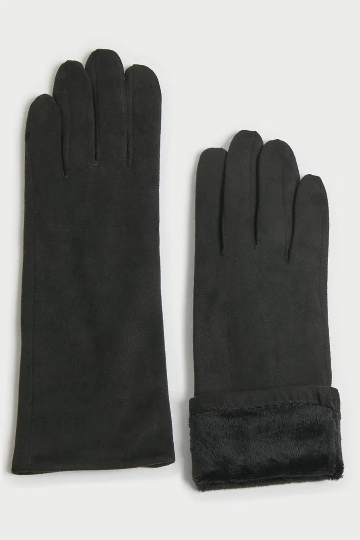 Suede Midi Gloves