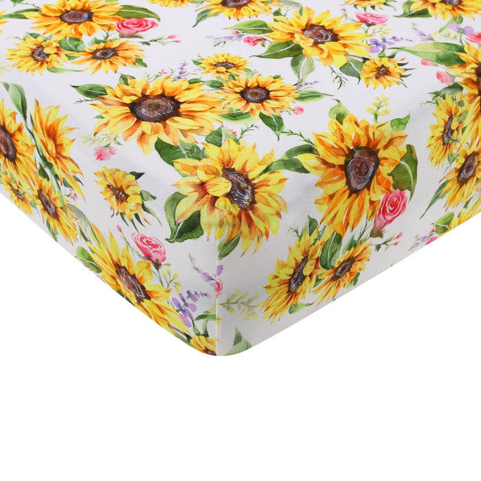 Suns and Roses (Sunflowers) Crib Sheet - Jammie Session
