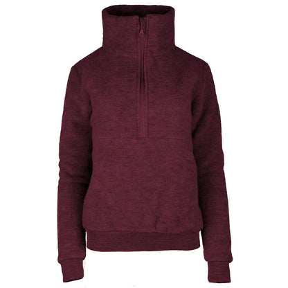 Sweat femme en polaire de laine mérinos bio Reiff