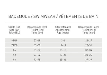 T-shirt anti-UV manches courtes Lässig - Fleurs vert écume - Lilinappy