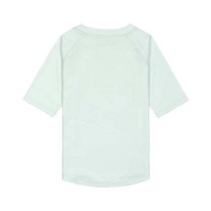 T-shirt anti-UV manches courtes Lässig - Fleurs vert écume - Lilinappy