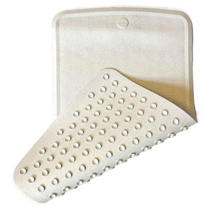 Tapis de bain en caoutchouc Hevea - Sable