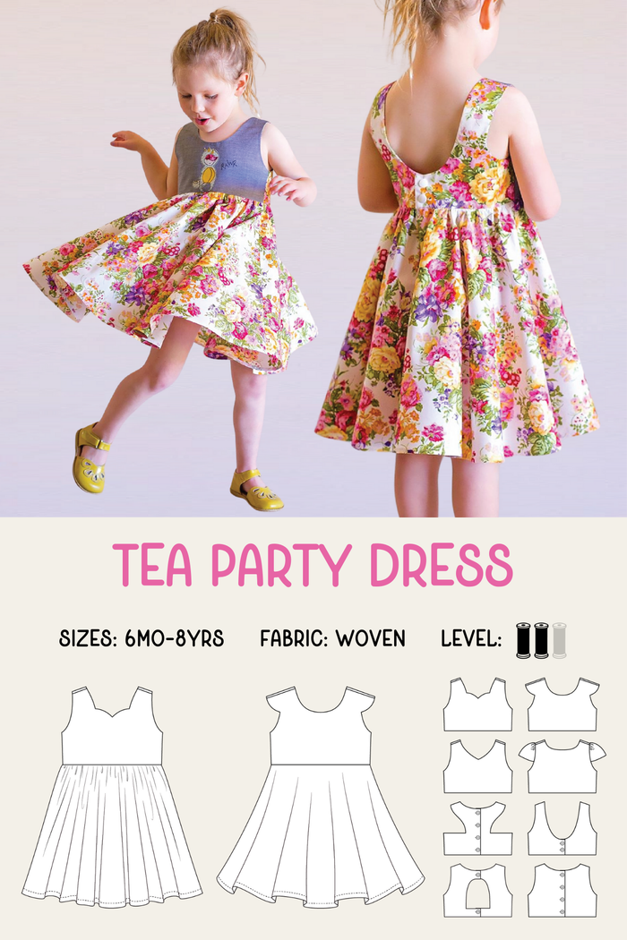 Tea Party Dress Sewing Pattern