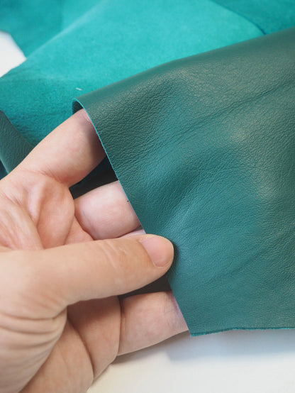 Teal Napa Lambskin