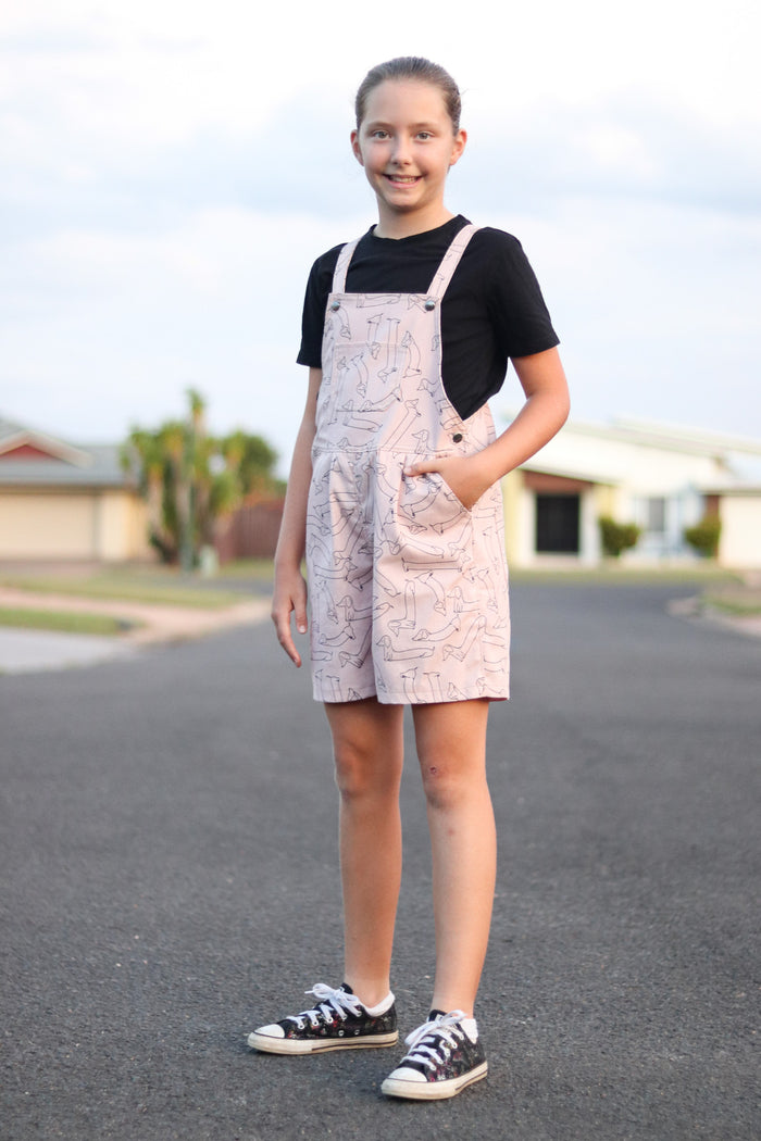Teen Luxe Overalls Sewing Pattern