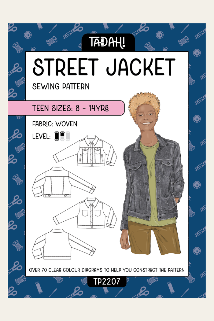 Teen Street Jacket Sewing Pattern