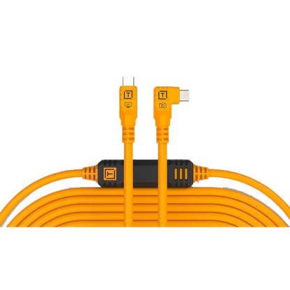Tether Tools TetherPro USB-C to USB-C Straight to Right Angle Cable - 31' Length