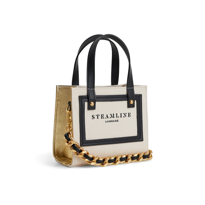 The Navigator - Black Micro Tote