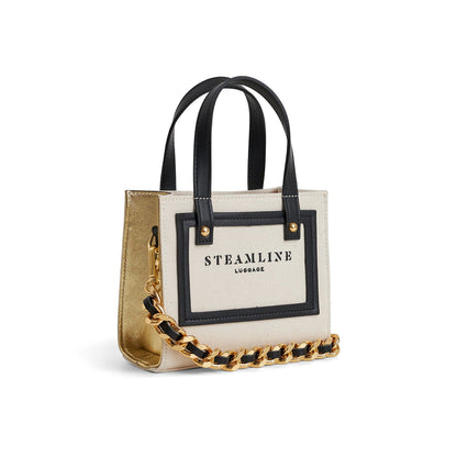 The Navigator - Black Micro Tote