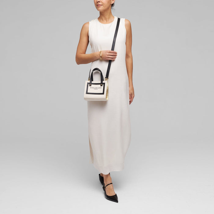 The Navigator - Black Micro Tote