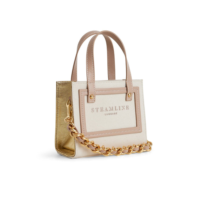 The Navigator - Stone Micro Tote