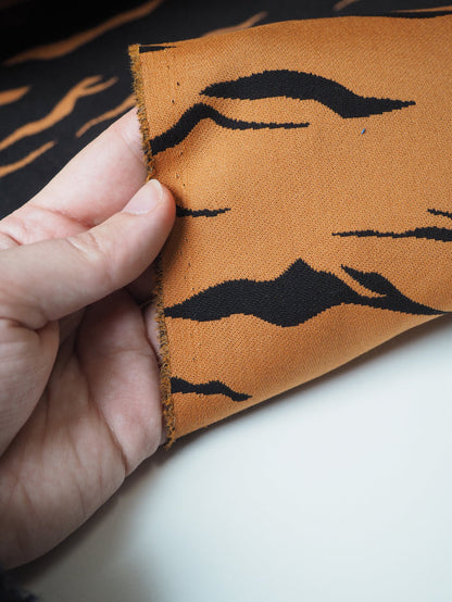 Tiger Double Faced Stretch Jacquard