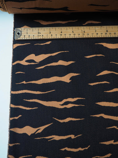 Tiger Double Faced Stretch Jacquard