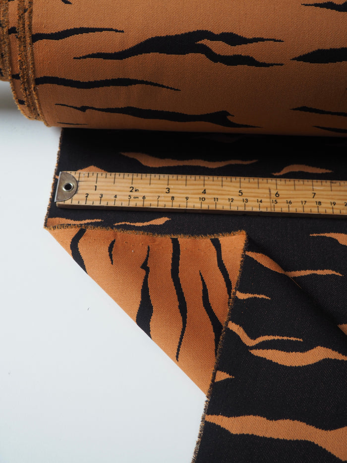 Tiger Double Faced Stretch Jacquard