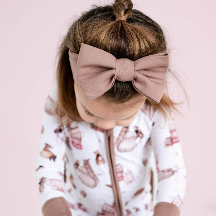 Tiny Tea Time Bow - Jammie Session