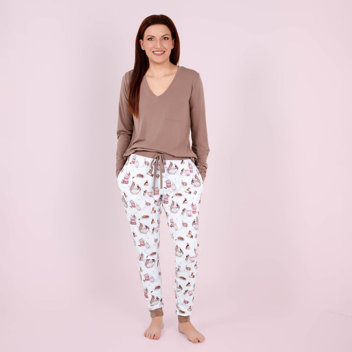 Tiny Tea Time Women's Long Sleeve Shirt - Jammie Session