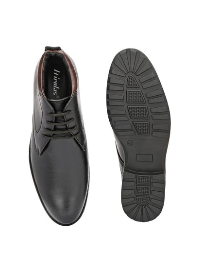 TokyoSole Classic Black Office Oxfords (HRLFR011BLK)