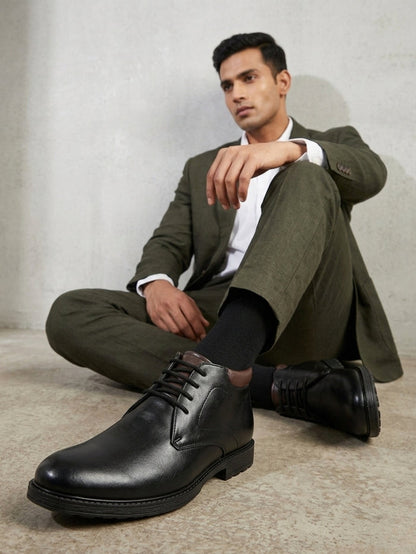 TokyoSole Classic Black Office Oxfords (HRLFR011BLK)