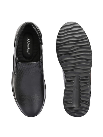 TokyoSole Signature Business Casual Shoes (HRLFR008BLK)