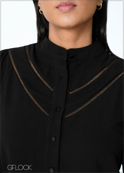 Top With Lace Trim - 200625