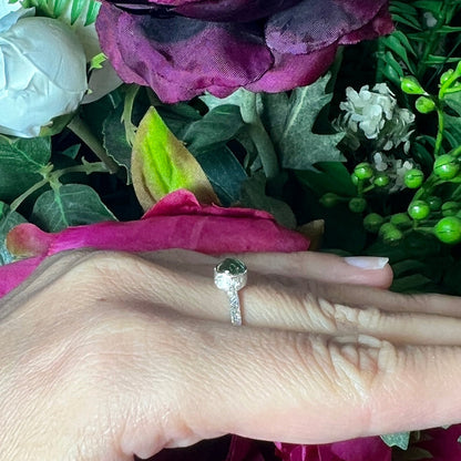 Tourmaline (Green + Pink) Ring