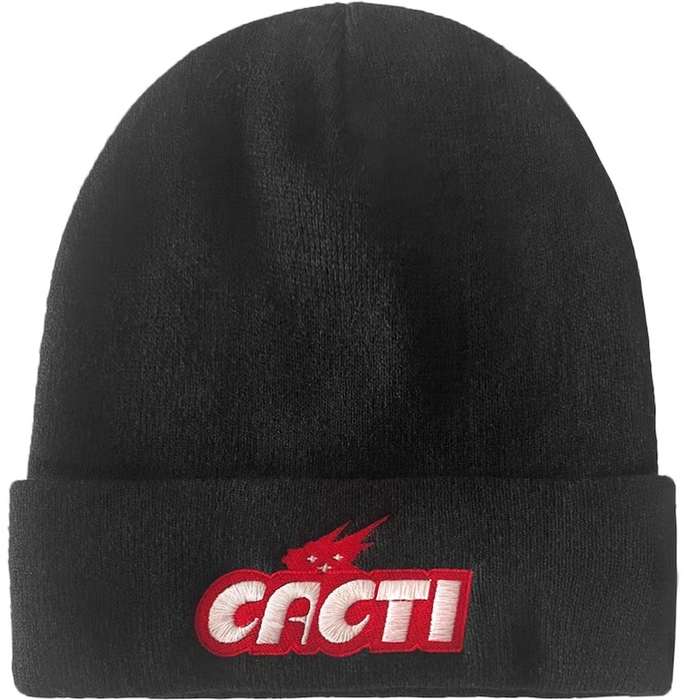 Travis Scott Cacti Logo Beanie Black