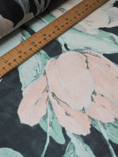 Tulip Floral Silk Chiffon