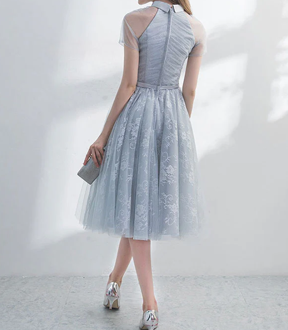 Unique Homecoming Dress 2024 Lace Tulle Modest