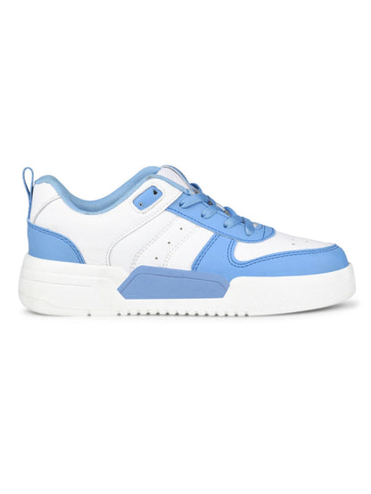 Urbania Women Everyday Comfort Sneaker_Shoes - White/Blue(HRLWSR01WBL)