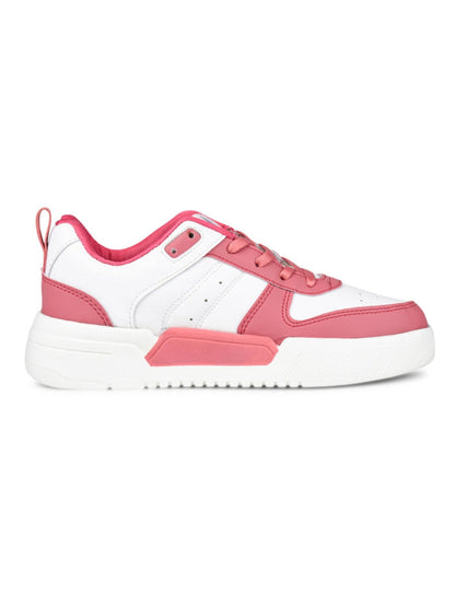 Urbania Women Everyday Comfort Sneaker_Shoes - White/Pink (HRLWSR0WTPK)
