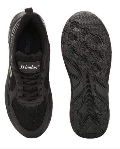 Velocity Men's Walking Running Fitness Athletic Training Gym Fashion Sport Shoes Black