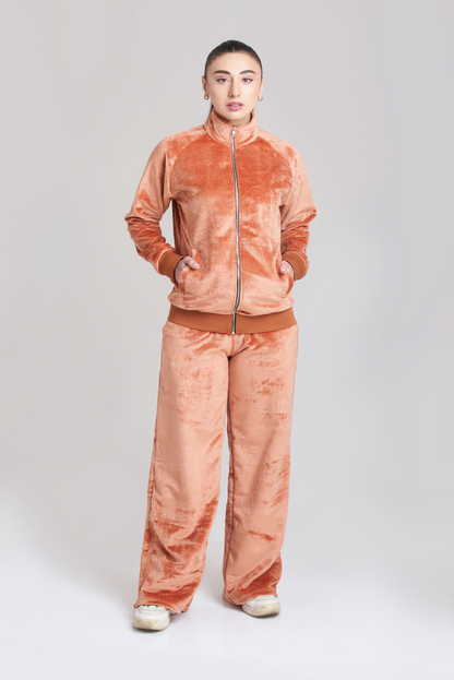 Velour Velvet Tracksuit - Women