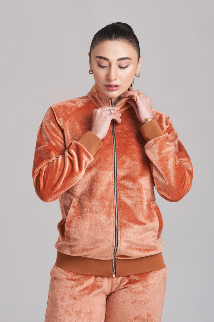 Velour Velvet Tracksuit - Women