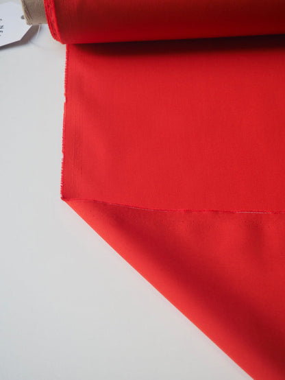 Vermillion Organic Cotton Poplin