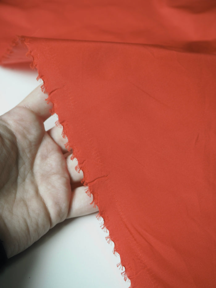 Vermillion Silk/Cotton Taffeta