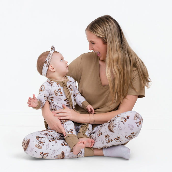 Vintage Voyage Ruffle Romper - Jammie Session