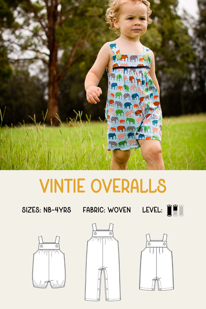 Vintie Overalls Sewing Pattern