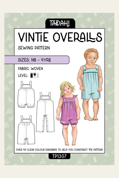 Vintie Overalls Sewing Pattern