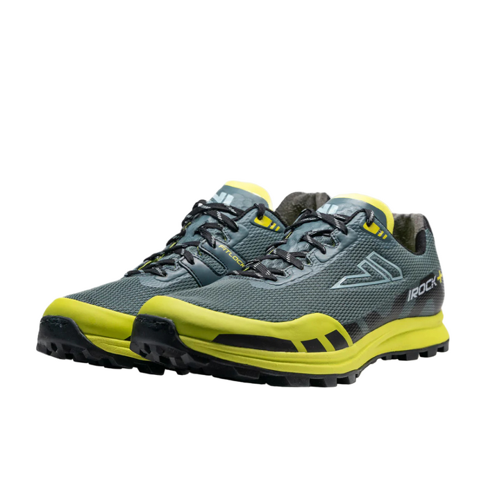 VJ Unisex IROCK + Trail Running Shoes in Grey/Yellow AW25