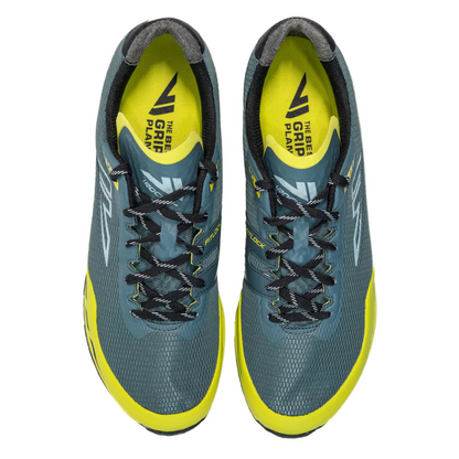 VJ Unisex IROCK + Trail Running Shoes in Grey/Yellow AW25
