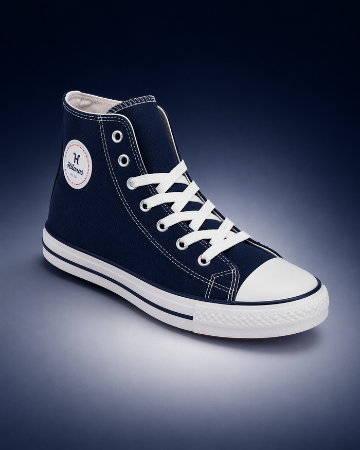 Vulcanised Skateboard Sneakers Shoes for Men - Blue (HRL2077BLU)