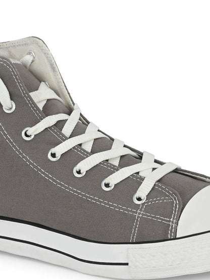 Vulcanised Skateboard Sneakers Shoes for Men - Grey (HRL2077GRY)