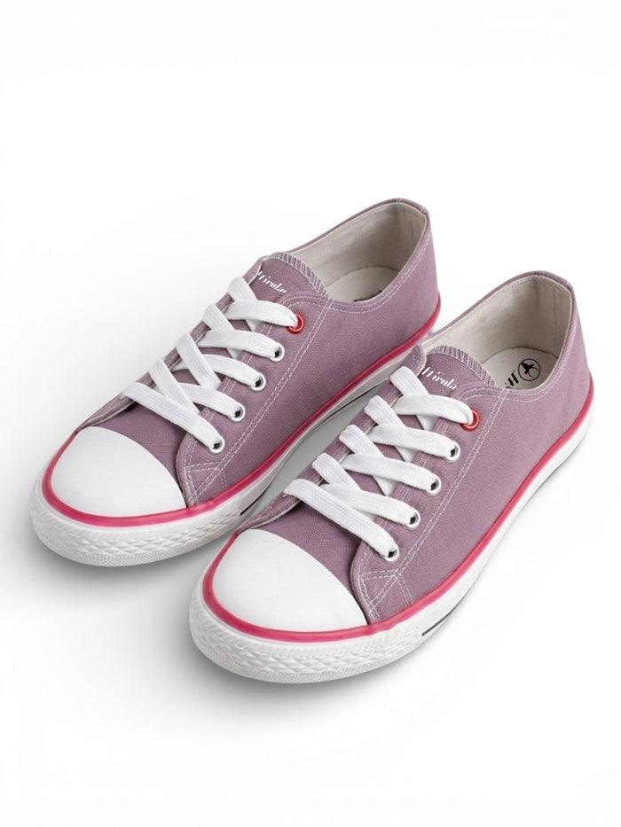 vulcanized Skateboard Sneaker Shoes for Women - Lavender (HRLWF24LDR)