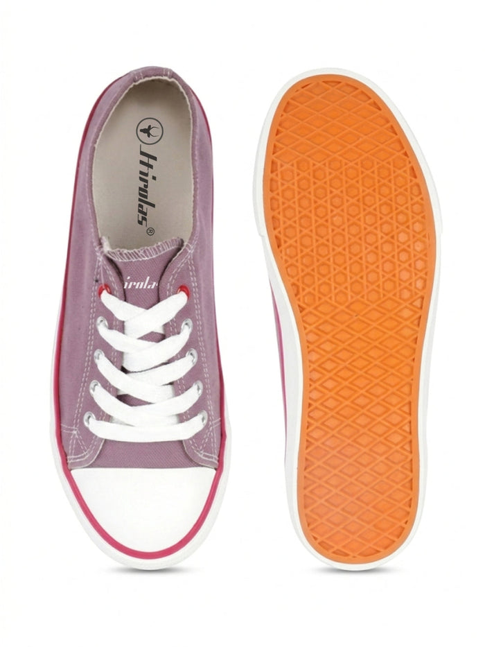 vulcanized Skateboard Sneaker Shoes for Women - Lavender (HRLWF24LDR)