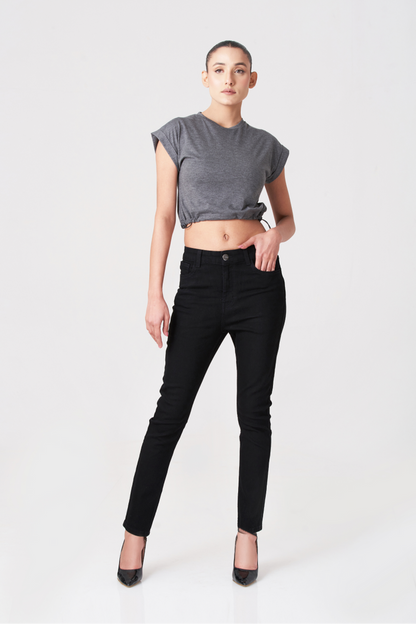 Walgo Skinny Women Black Jeans