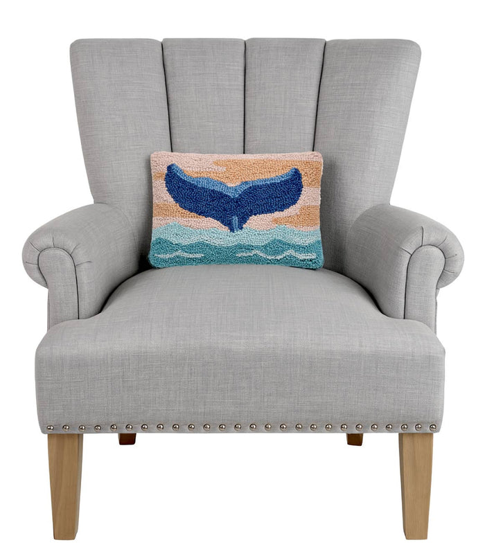 Whale Tail Hook Pillow