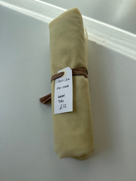 Wheat Tulle Remnant